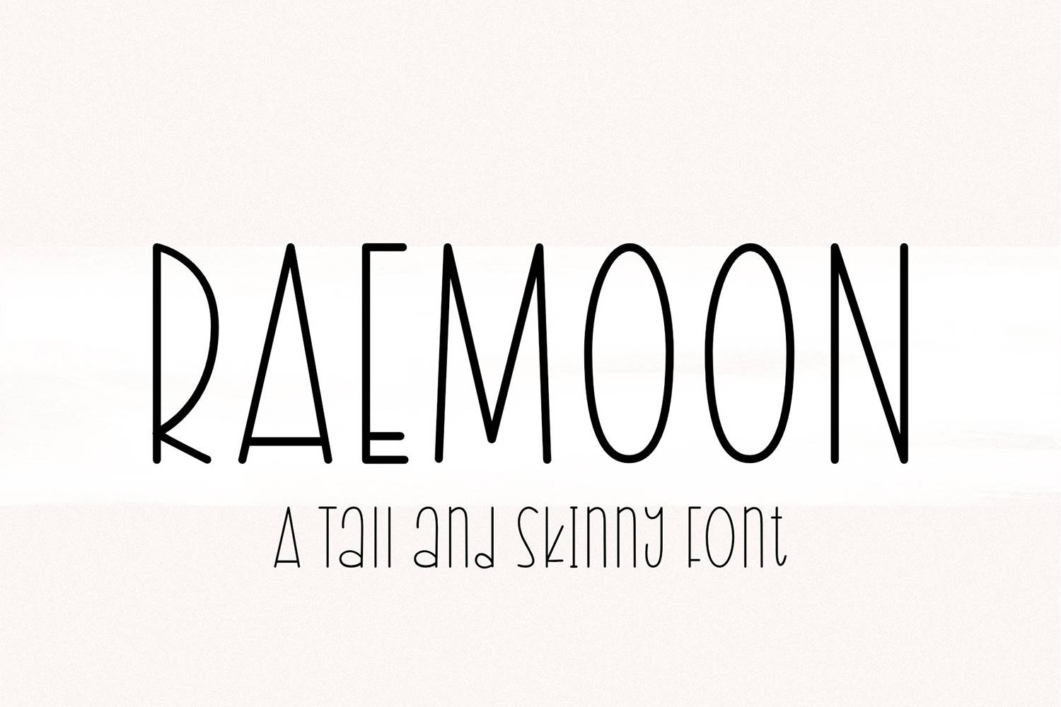 Raemoon Font sample