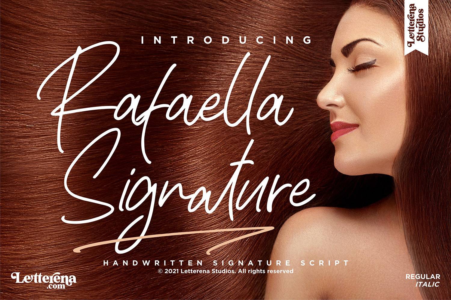 Rafaella Signature Font sample