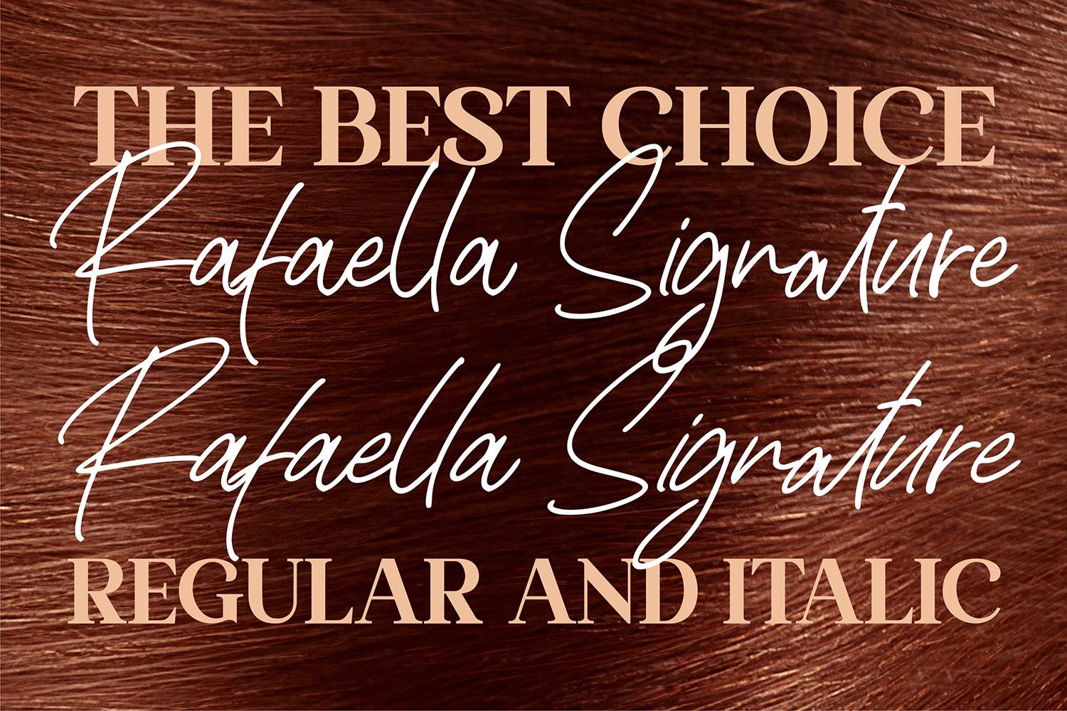 Rafaella Signature Font sample