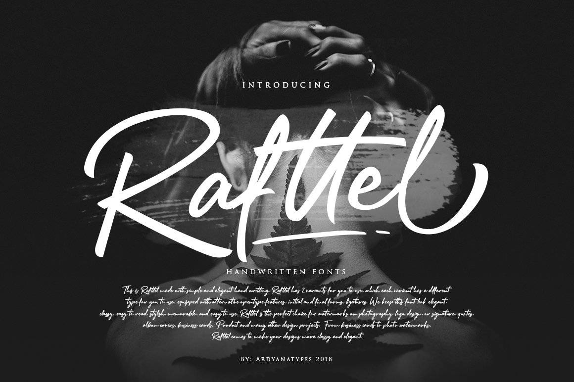 Rafftel Handlettering Script sample