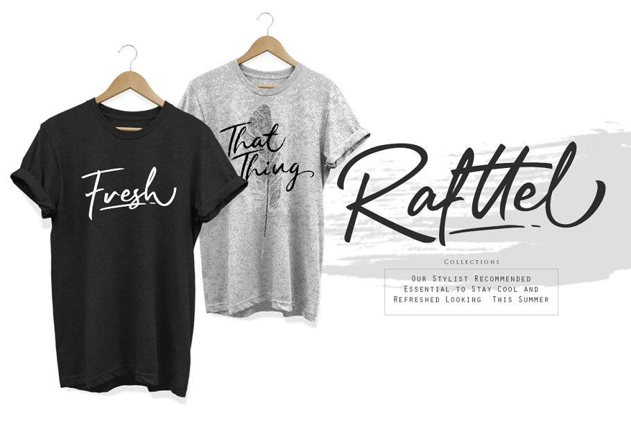 Rafftel Handlettering Script sample