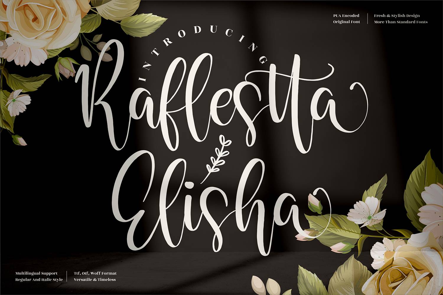 Raflestta Elisha Font sample