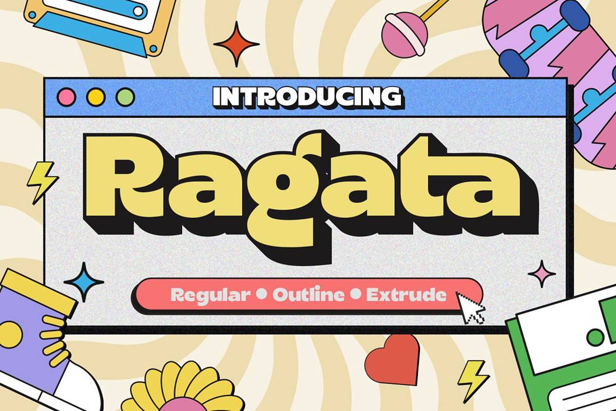 Ragata Font sample