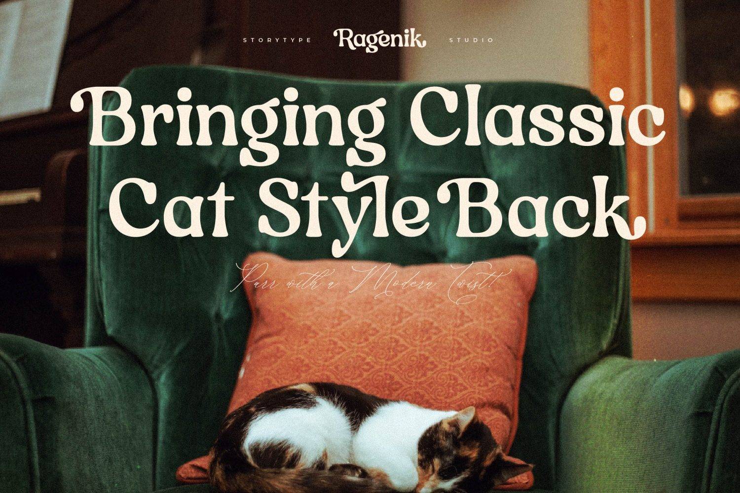 Ragenik Font sample
