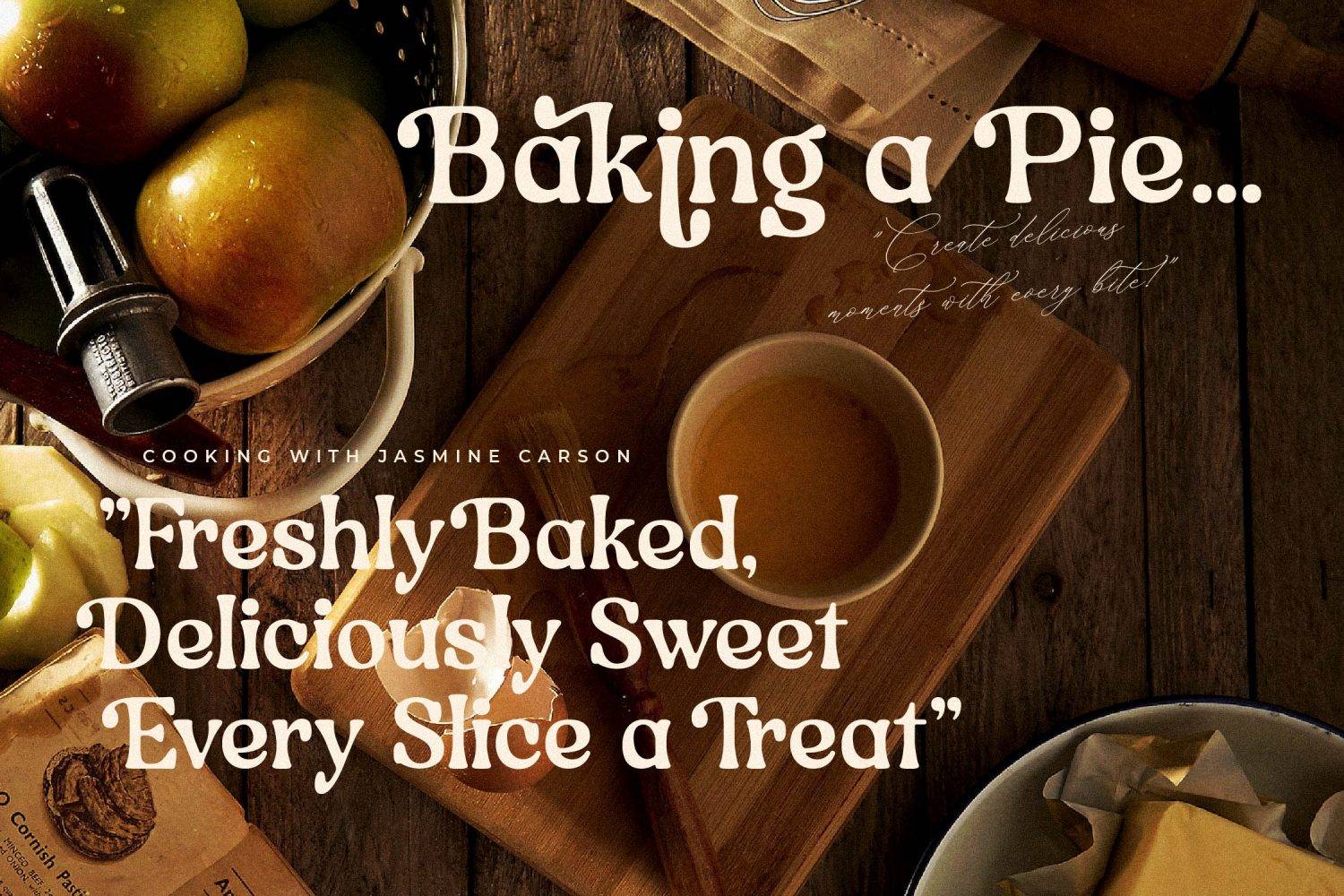 Ragenik Font sample