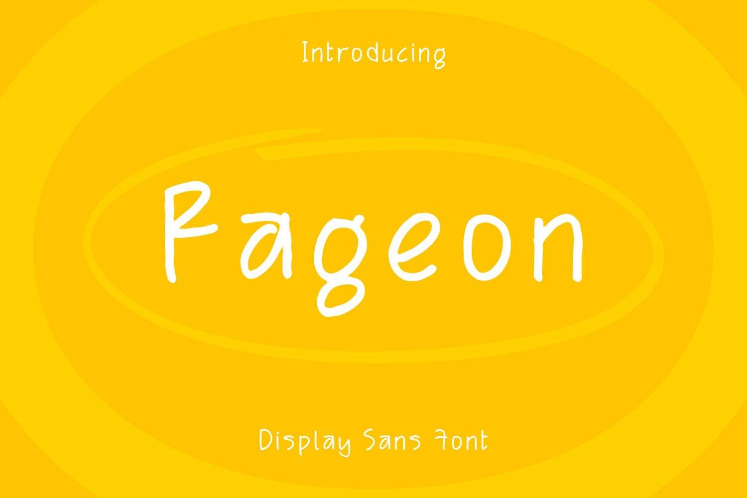 Rageon Font sample
