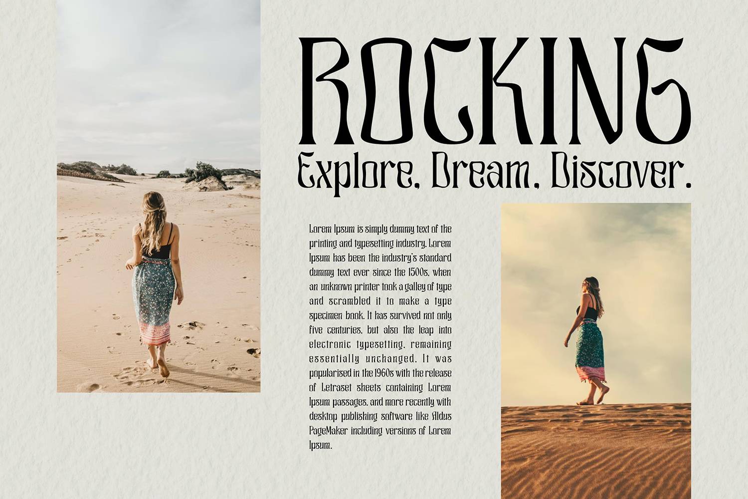 Raghlick Font sample