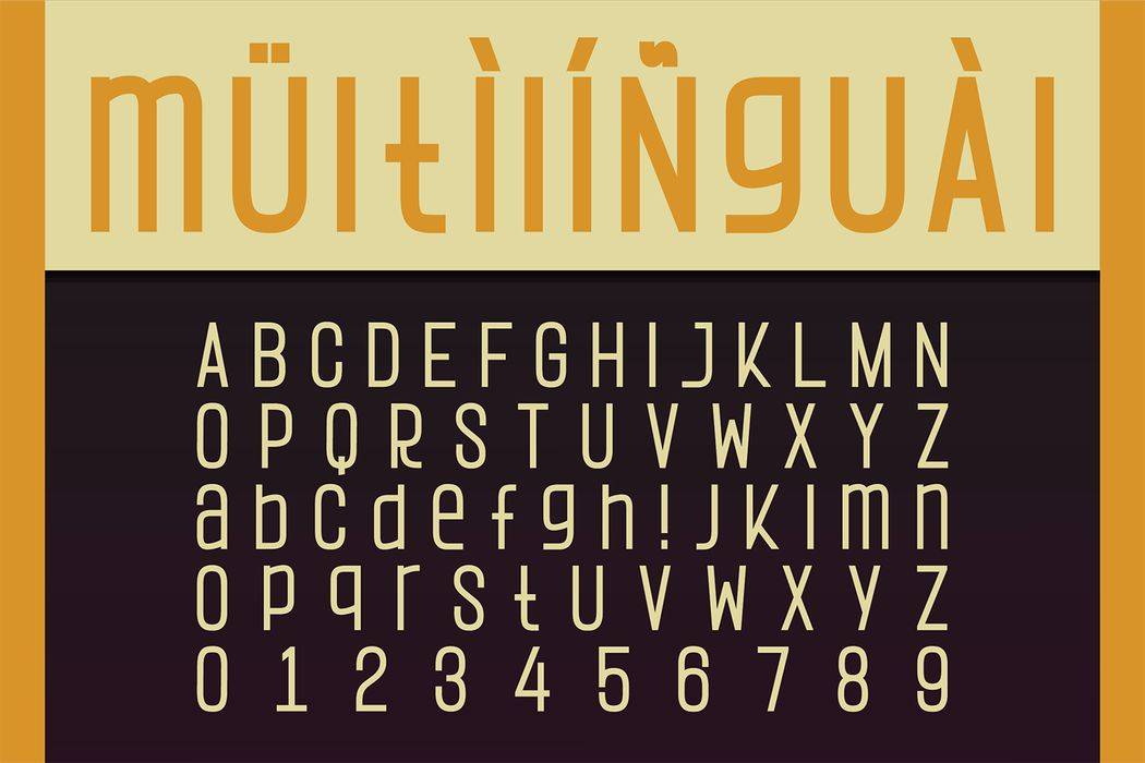 Ragnear Display Font sample