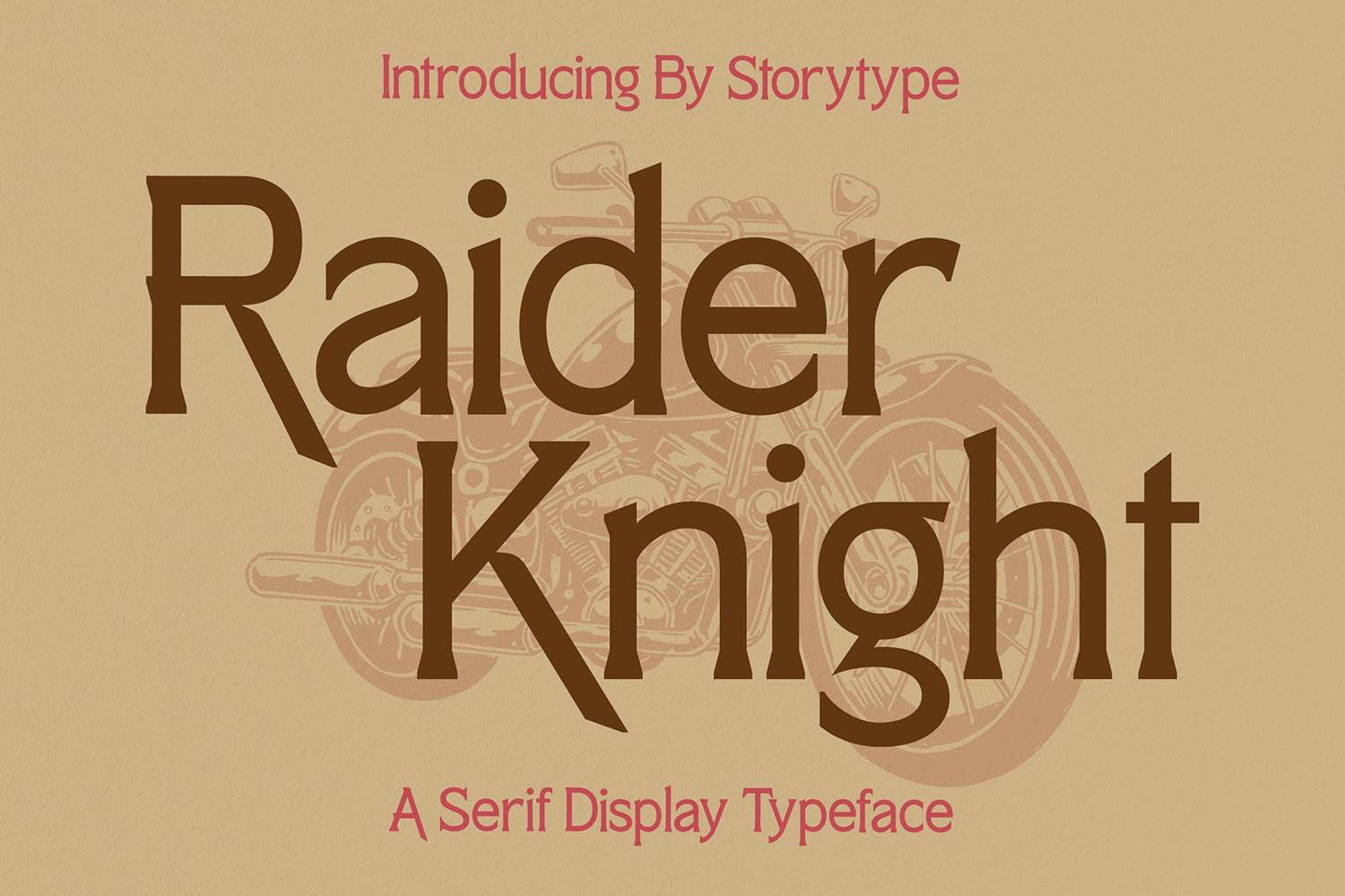 Raider Knight Font sample