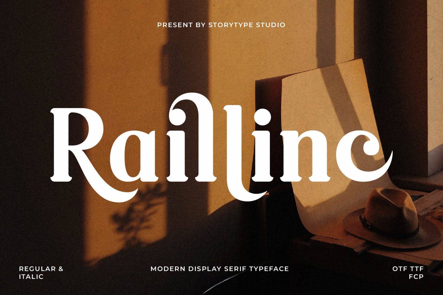 Raillinc Font sample