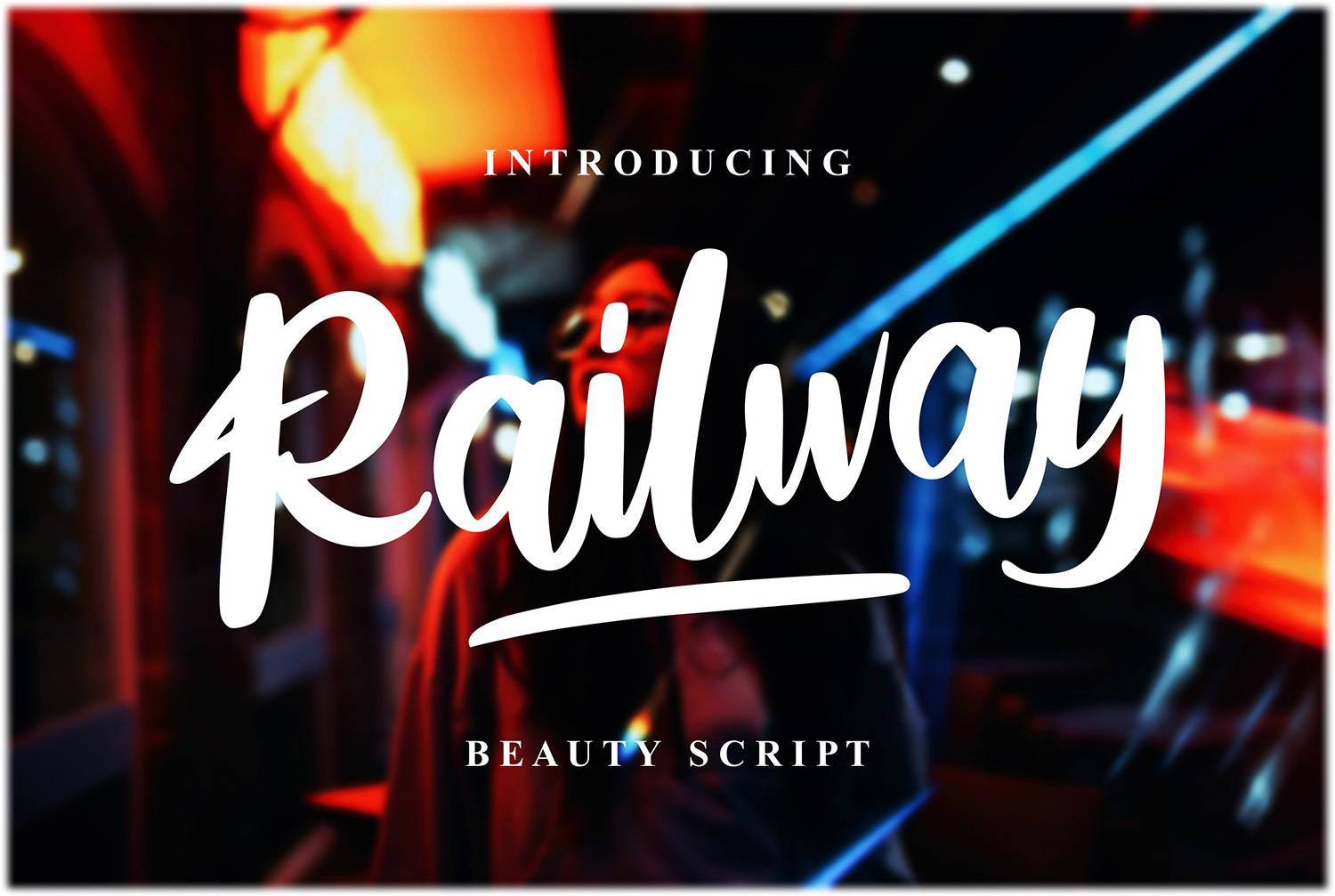 Railway Font sample