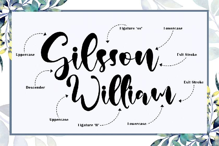 Rain Lily Font sample