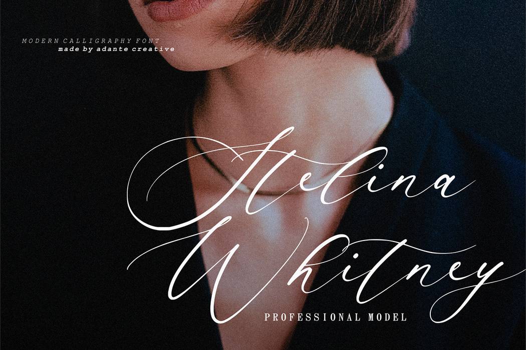 Rainther Font sample