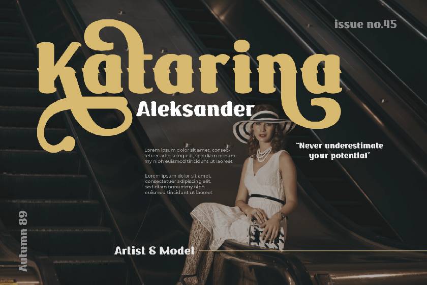 Rakochuk Font sample