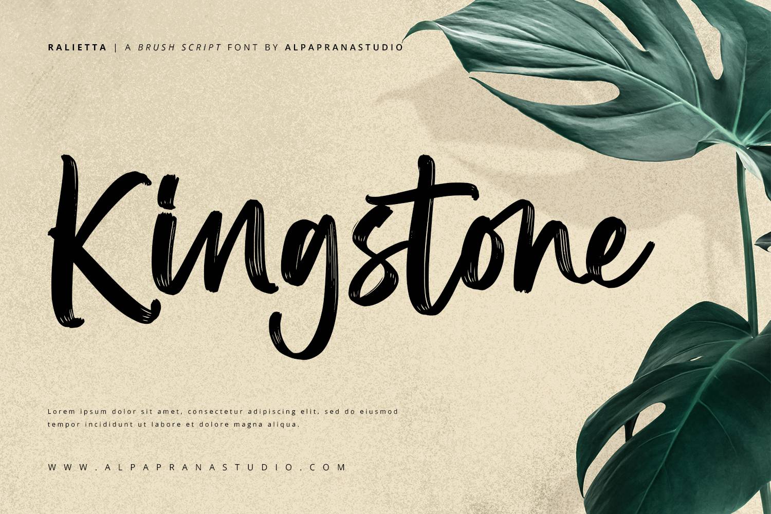Ralietta Font sample