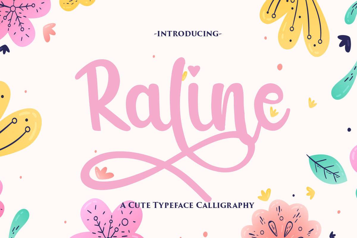 Raline Font sample