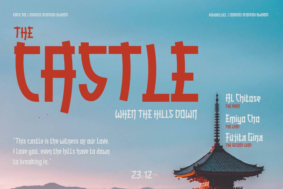 Ramisa Font sample