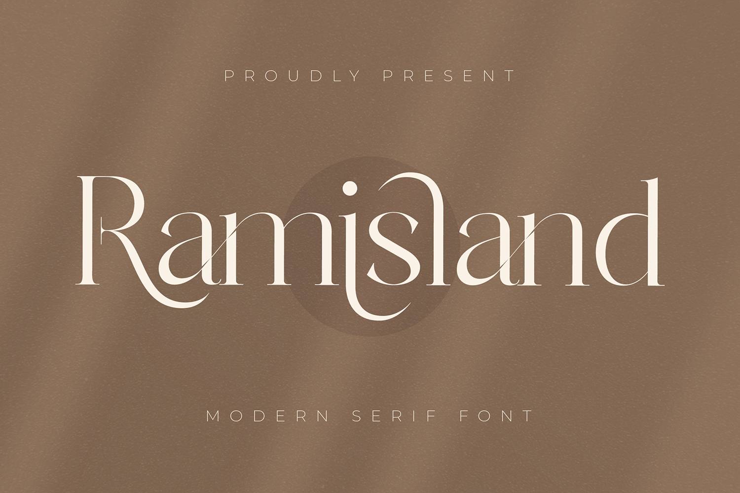Ramisland Font sample
