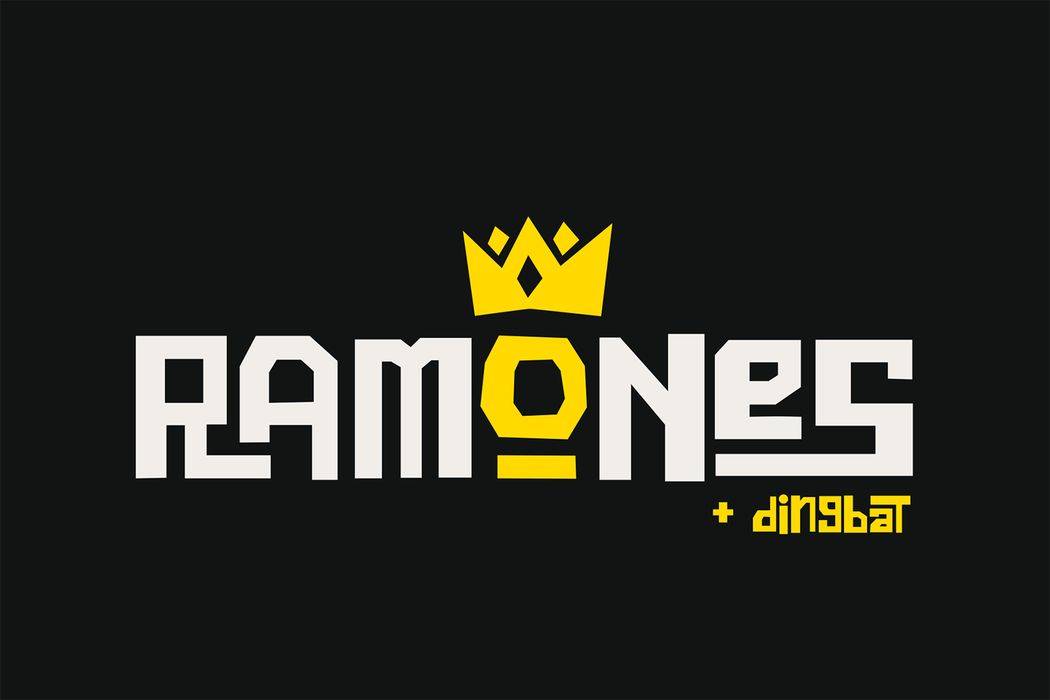 Ramones Font sample