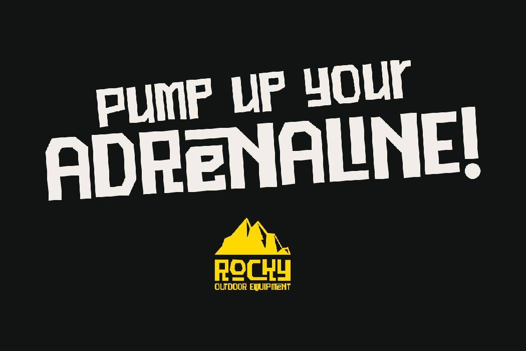 Ramones Font sample