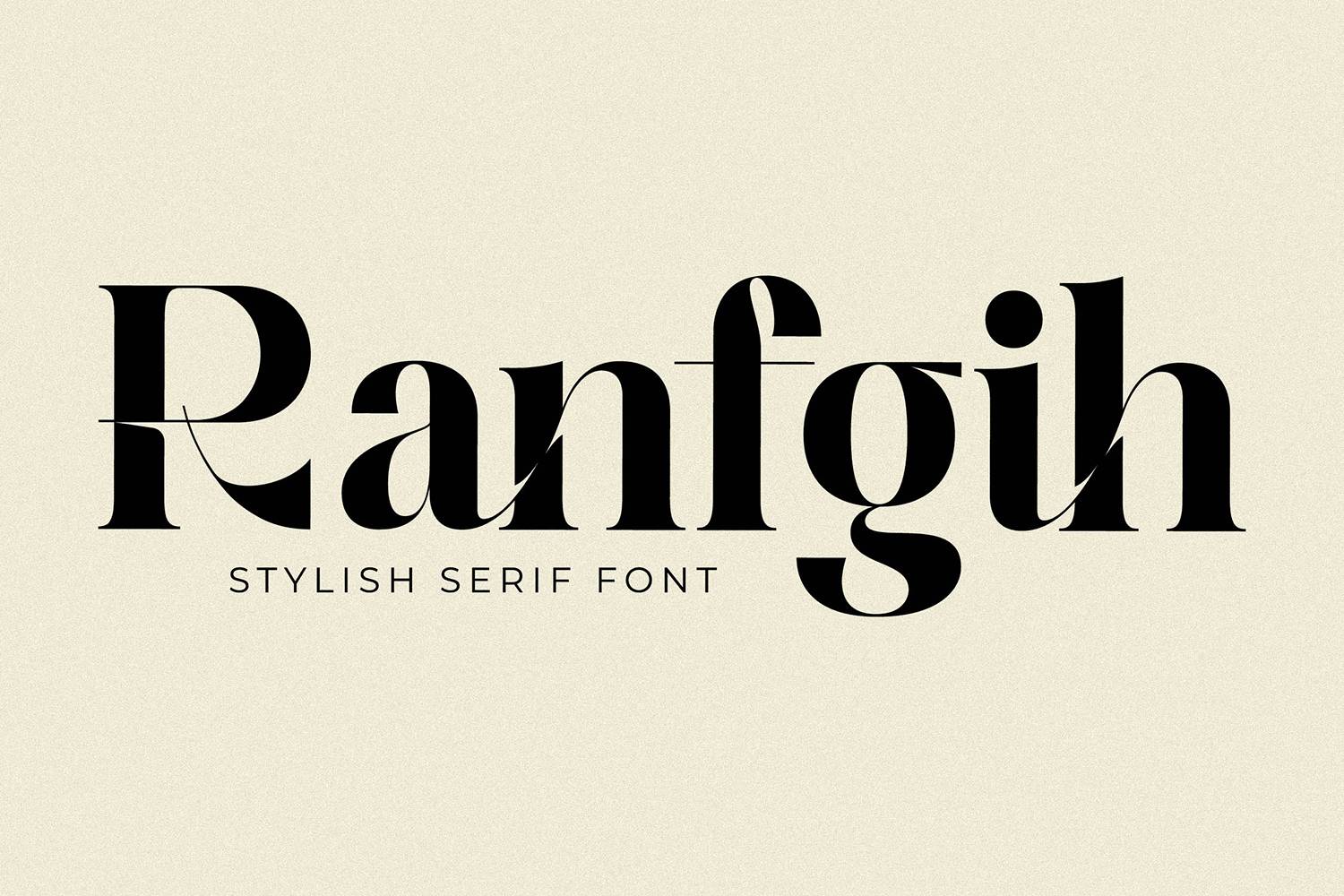 Ranfgih Font sample