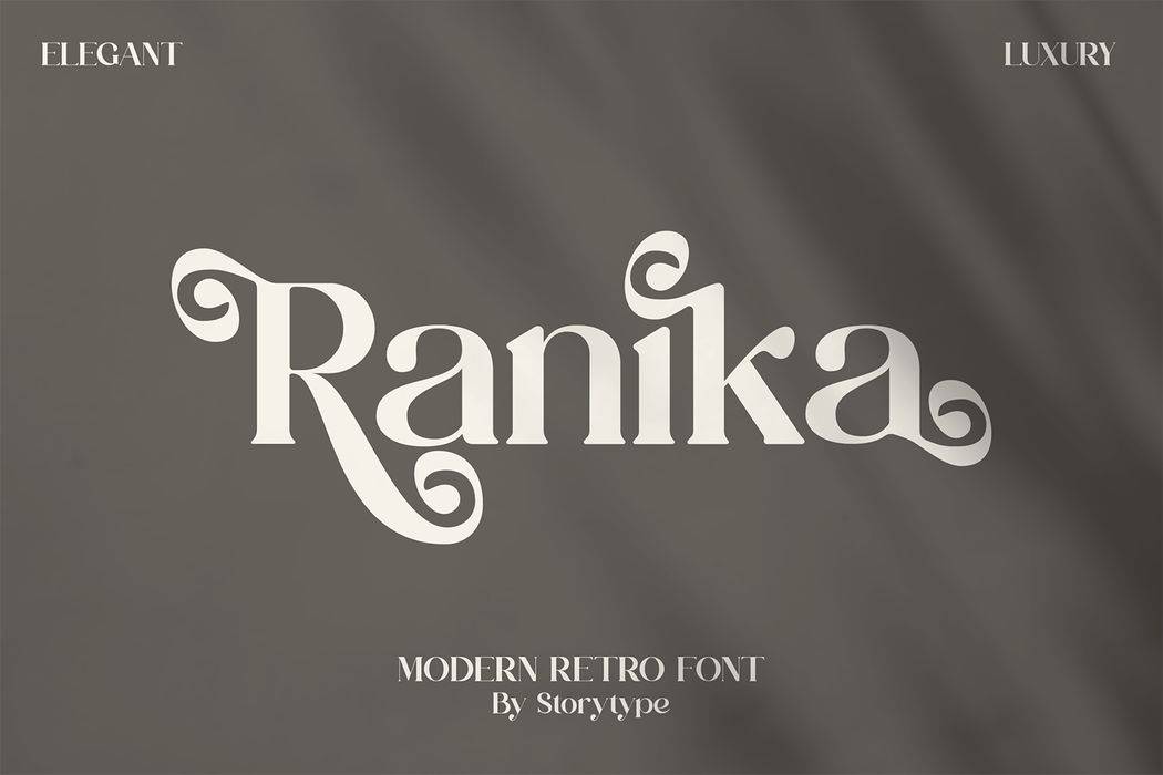 Ranika Font sample