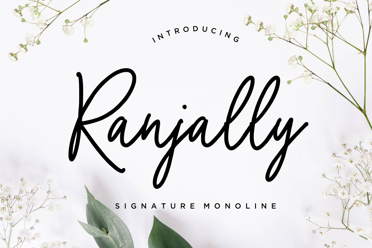 Ranjally Font sample
