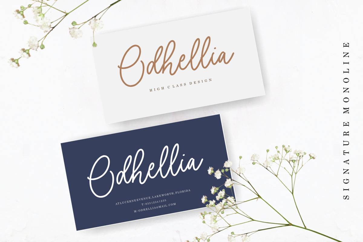 Ranjally Font sample