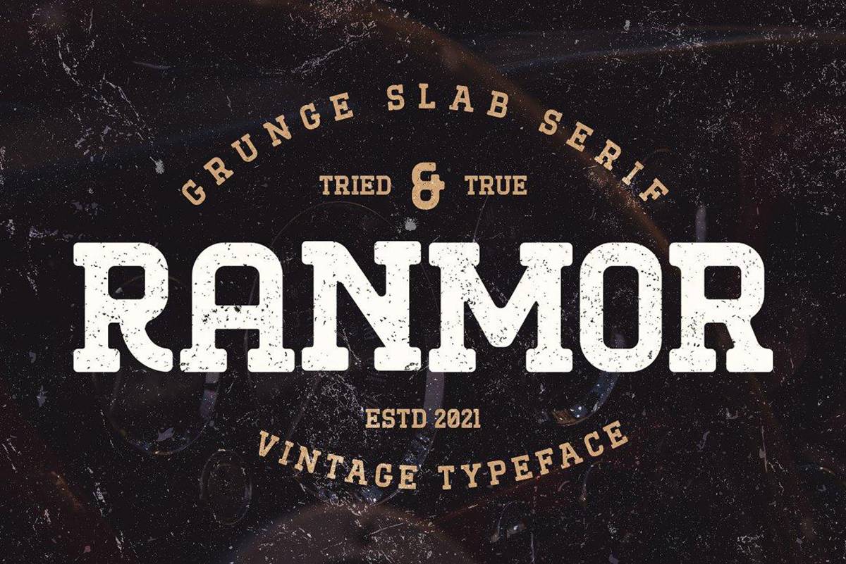 Ranmor Font sample