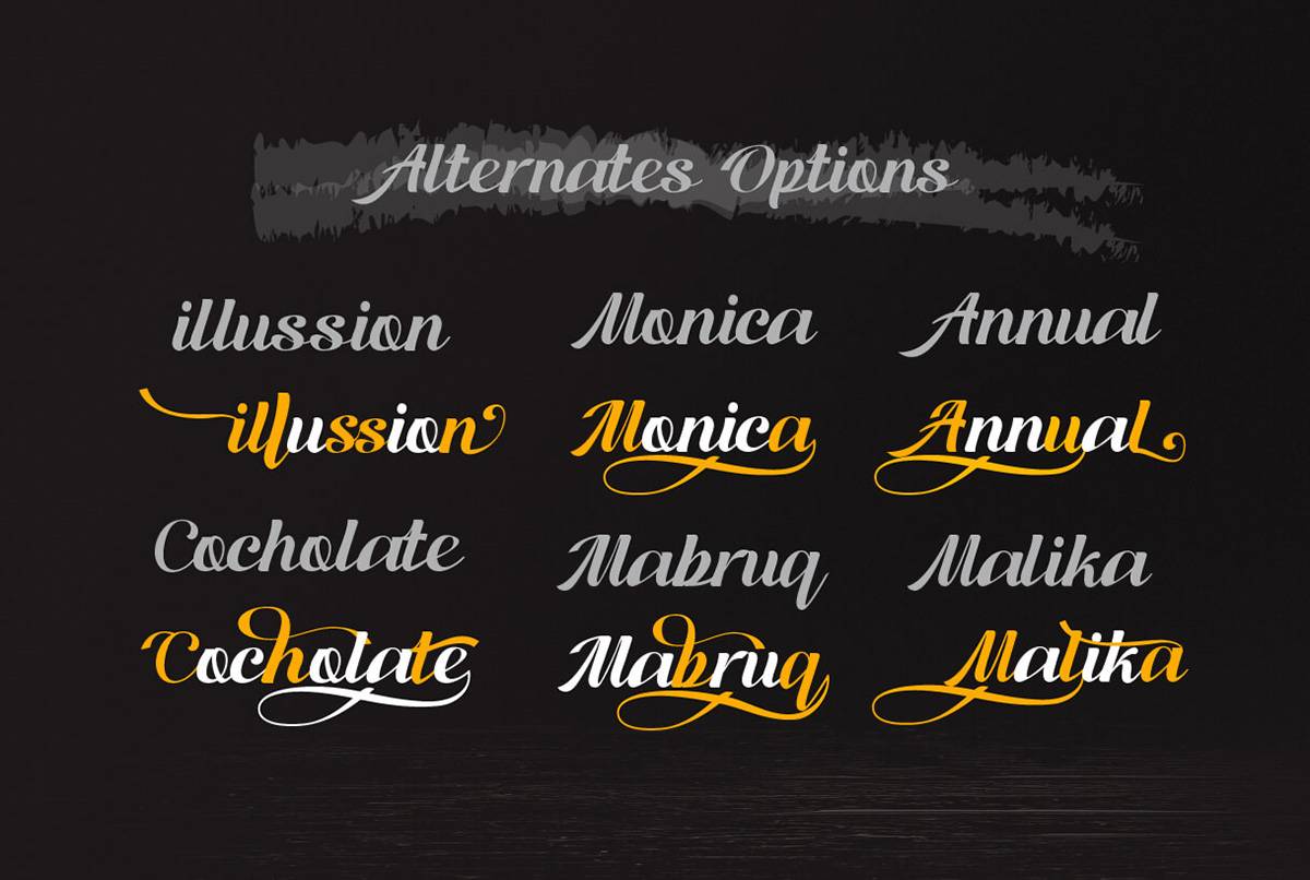 Ranup Font sample