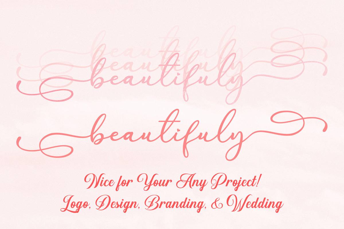 Raregold Font sample