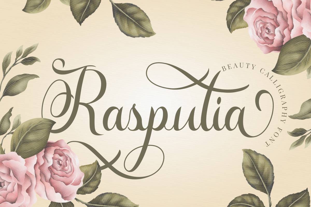 Rasputia Font sample