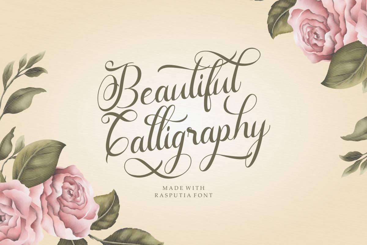 Rasputia Font sample