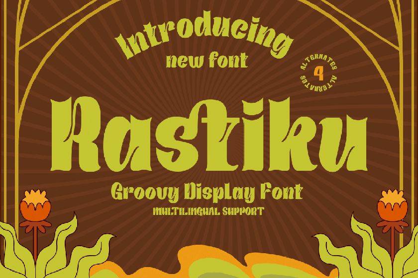 Rastiku Font sample