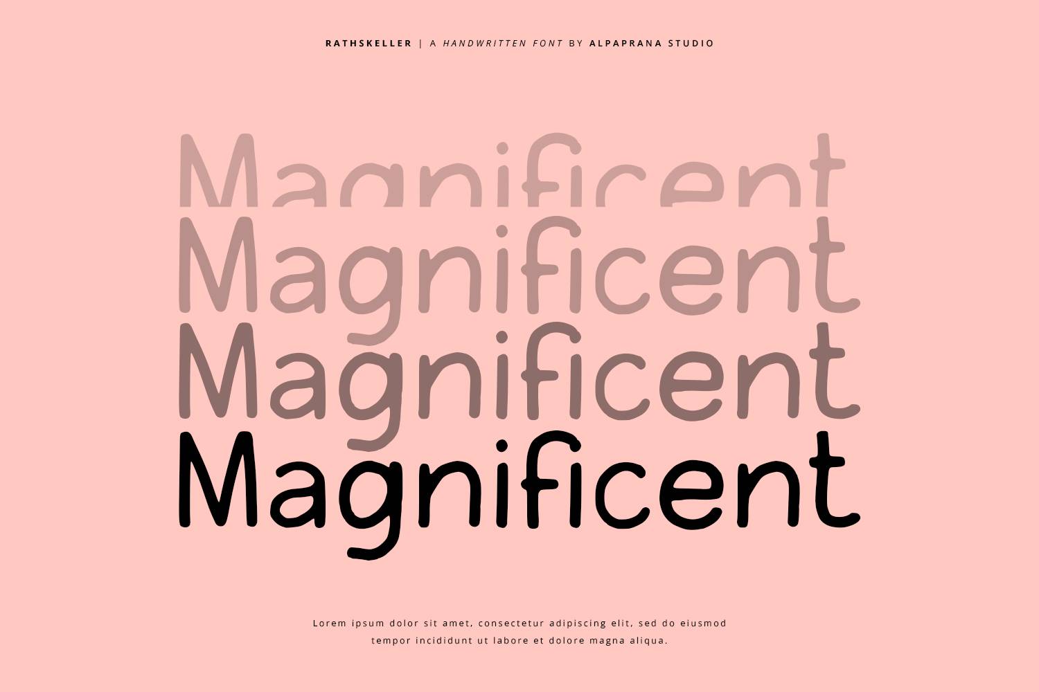 Rathskeller Font sample