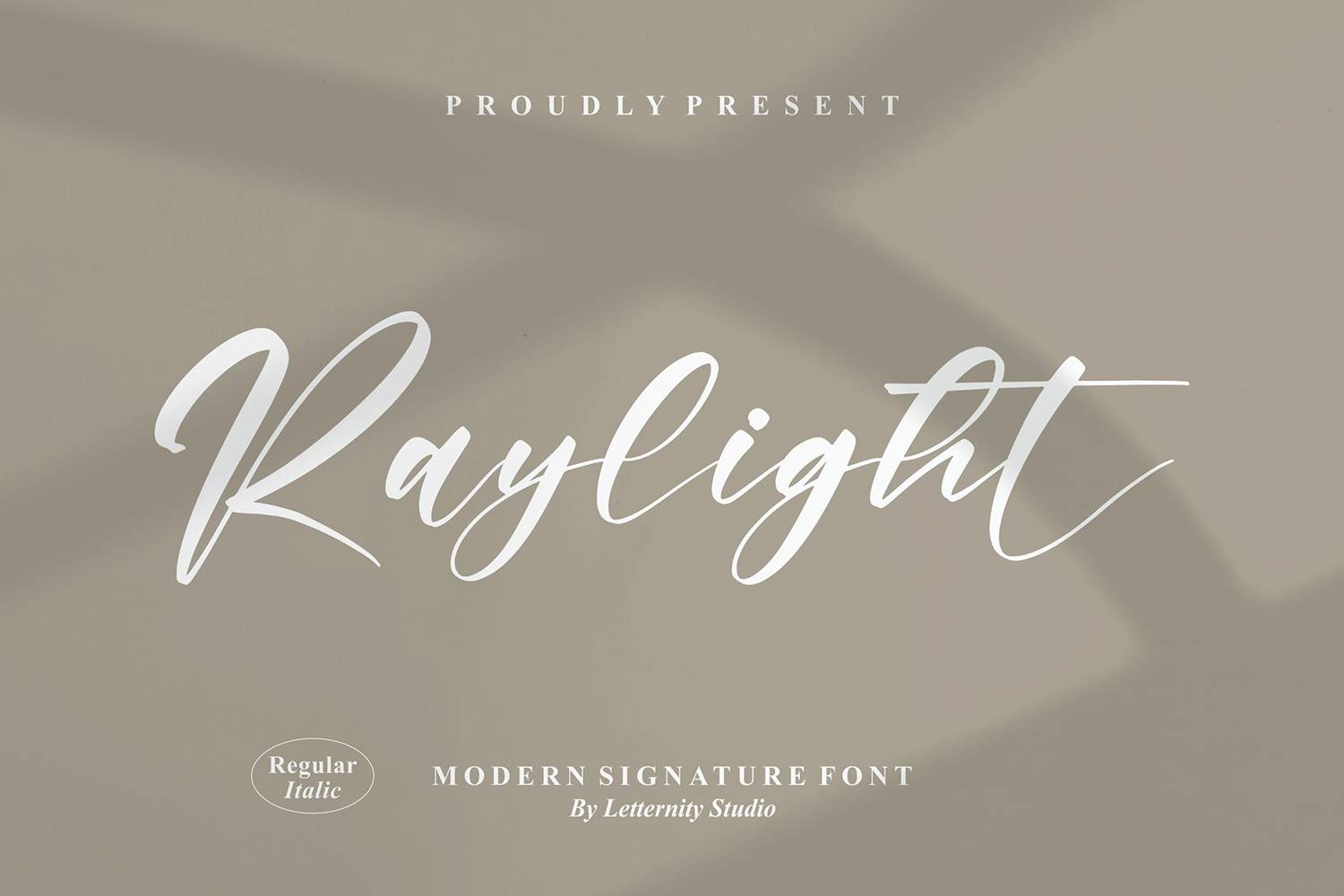Raylight Font sample