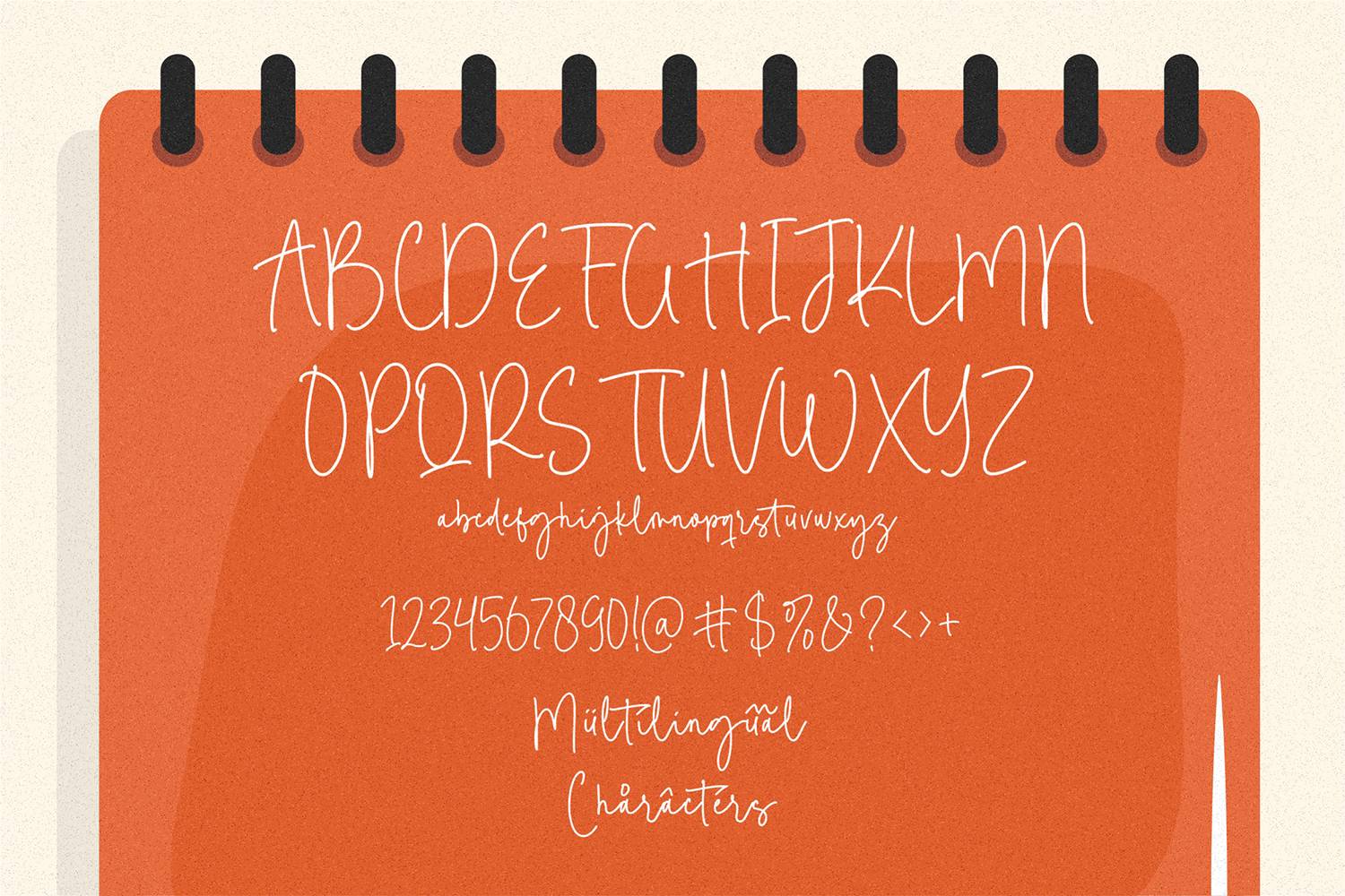 Reading Moments Font sample