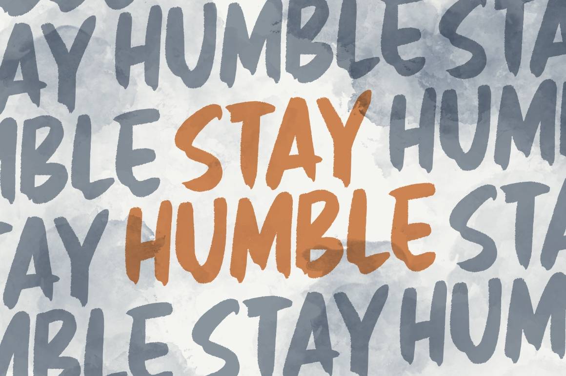 Real Brush Font sample
