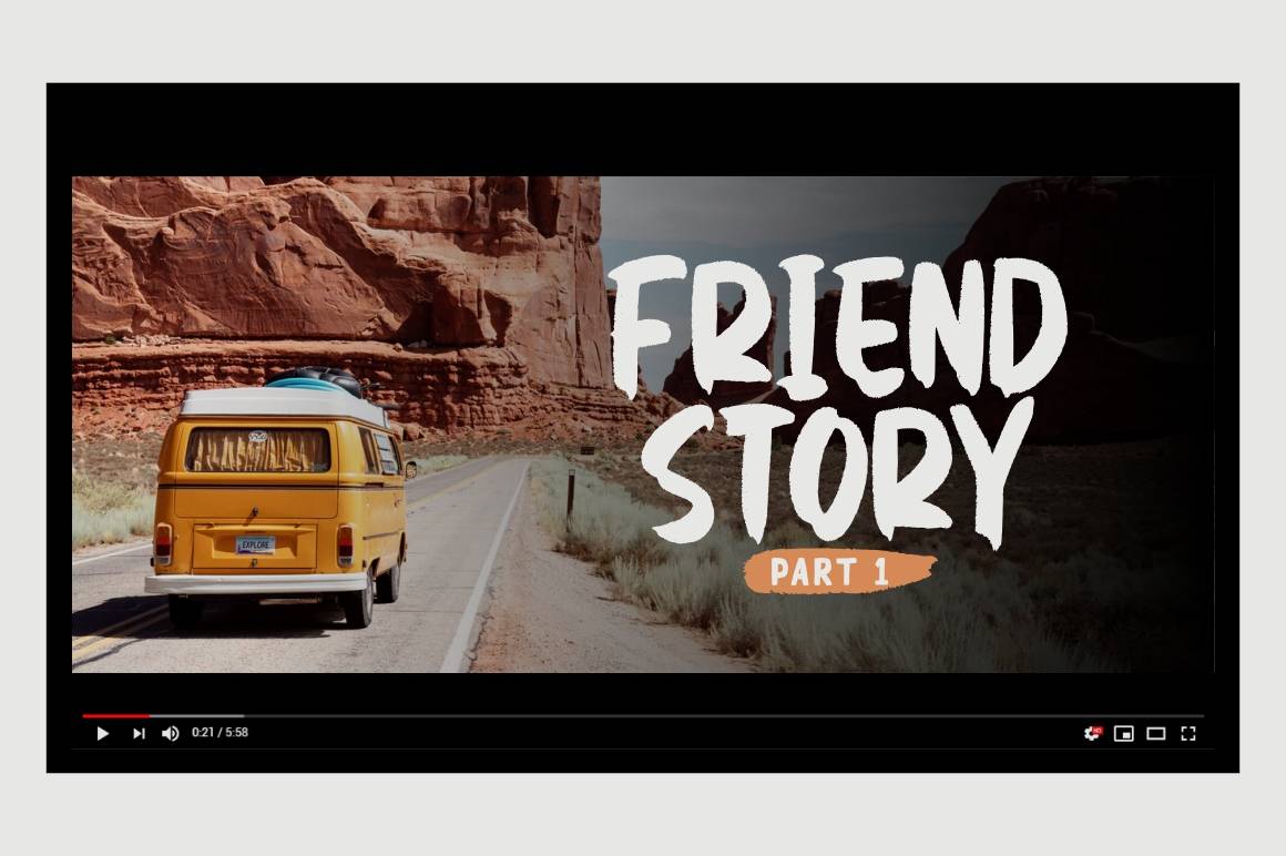 Real Brush Font sample