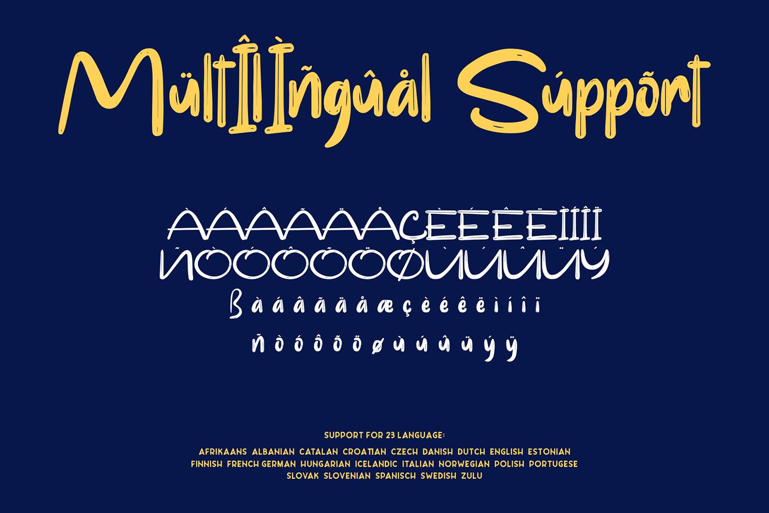 Reallova Font sample