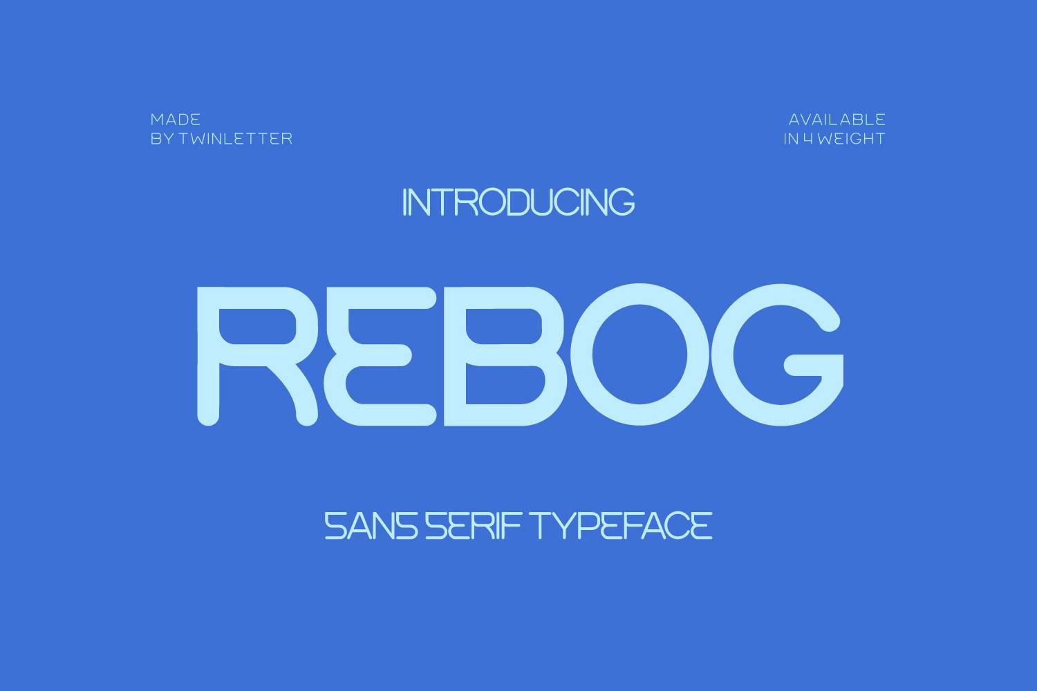 Rebog Font sample