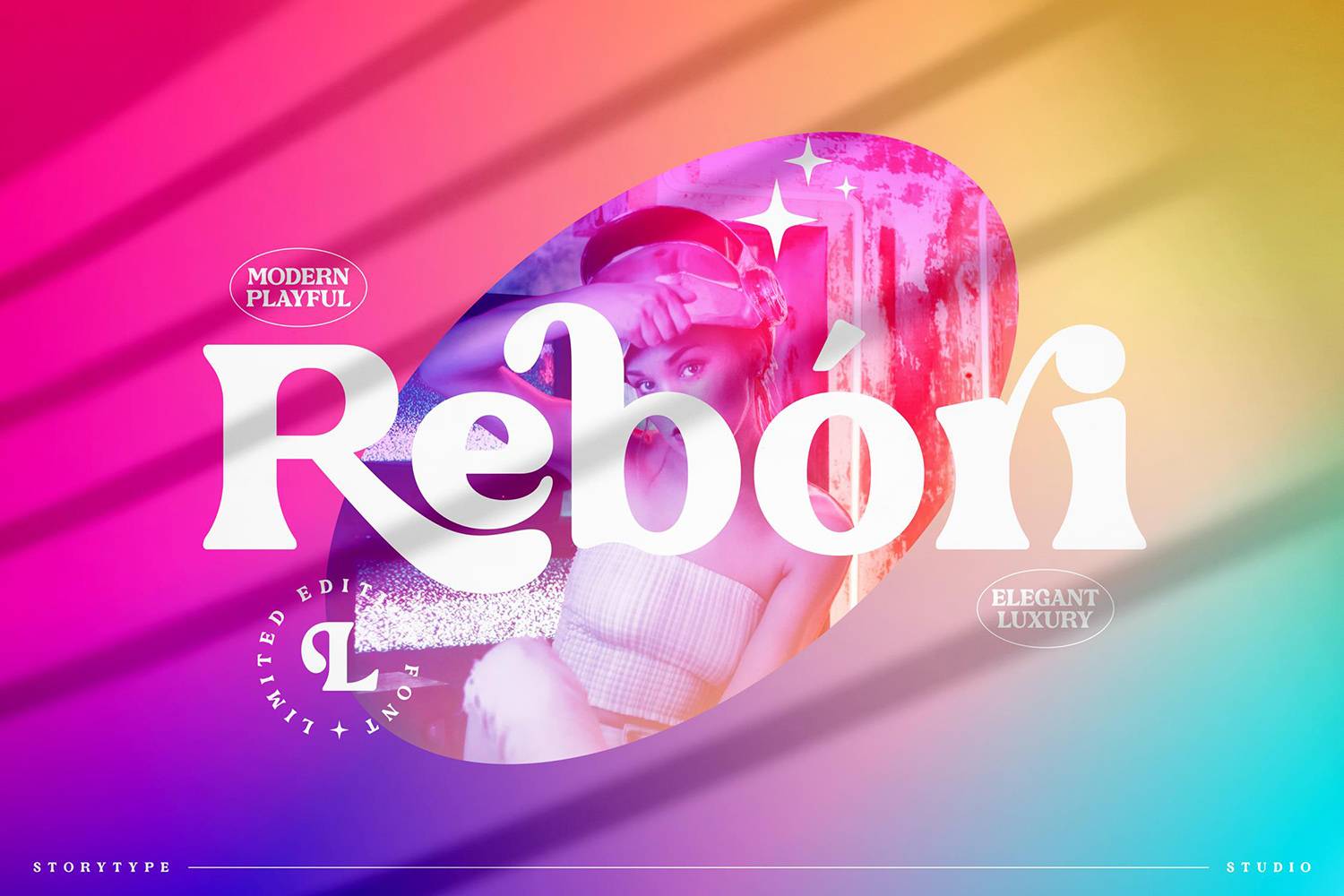 Rebori Modern Font sample