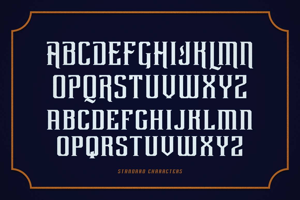 Rebute Font sample