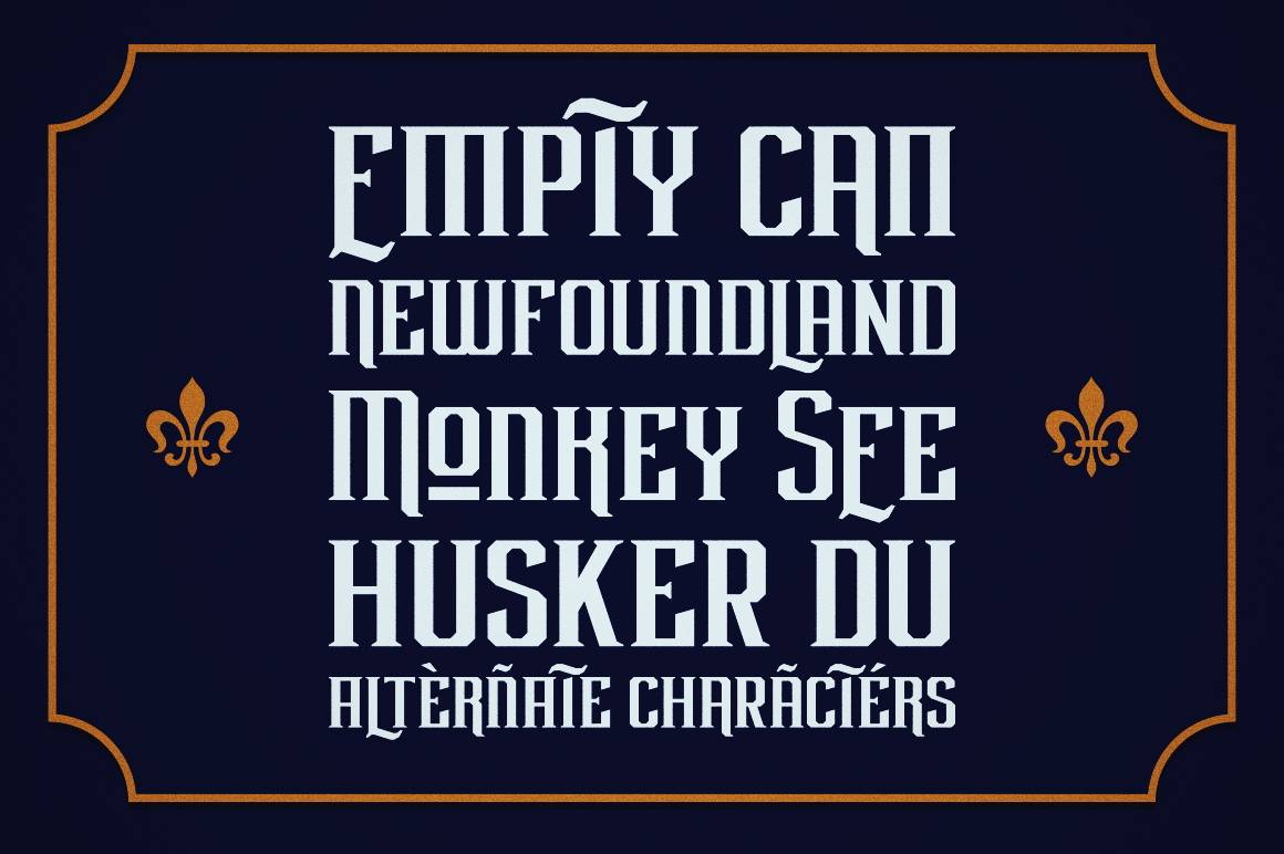Rebute Font sample