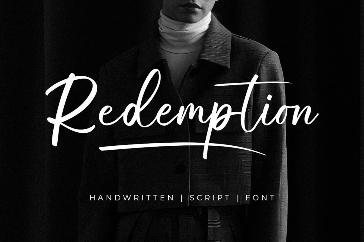 Redemption Font sample