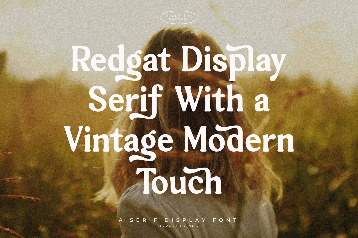 Redgat Font sample