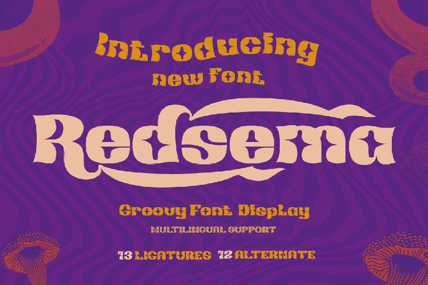 Redsema Font sample
