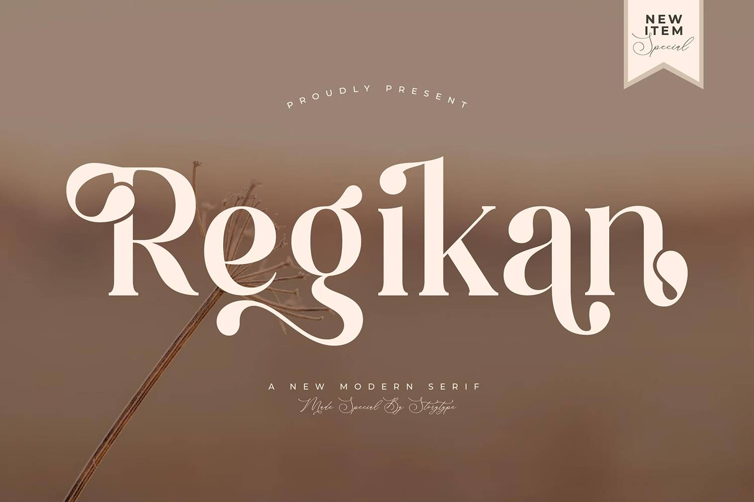 Regikan Font sample
