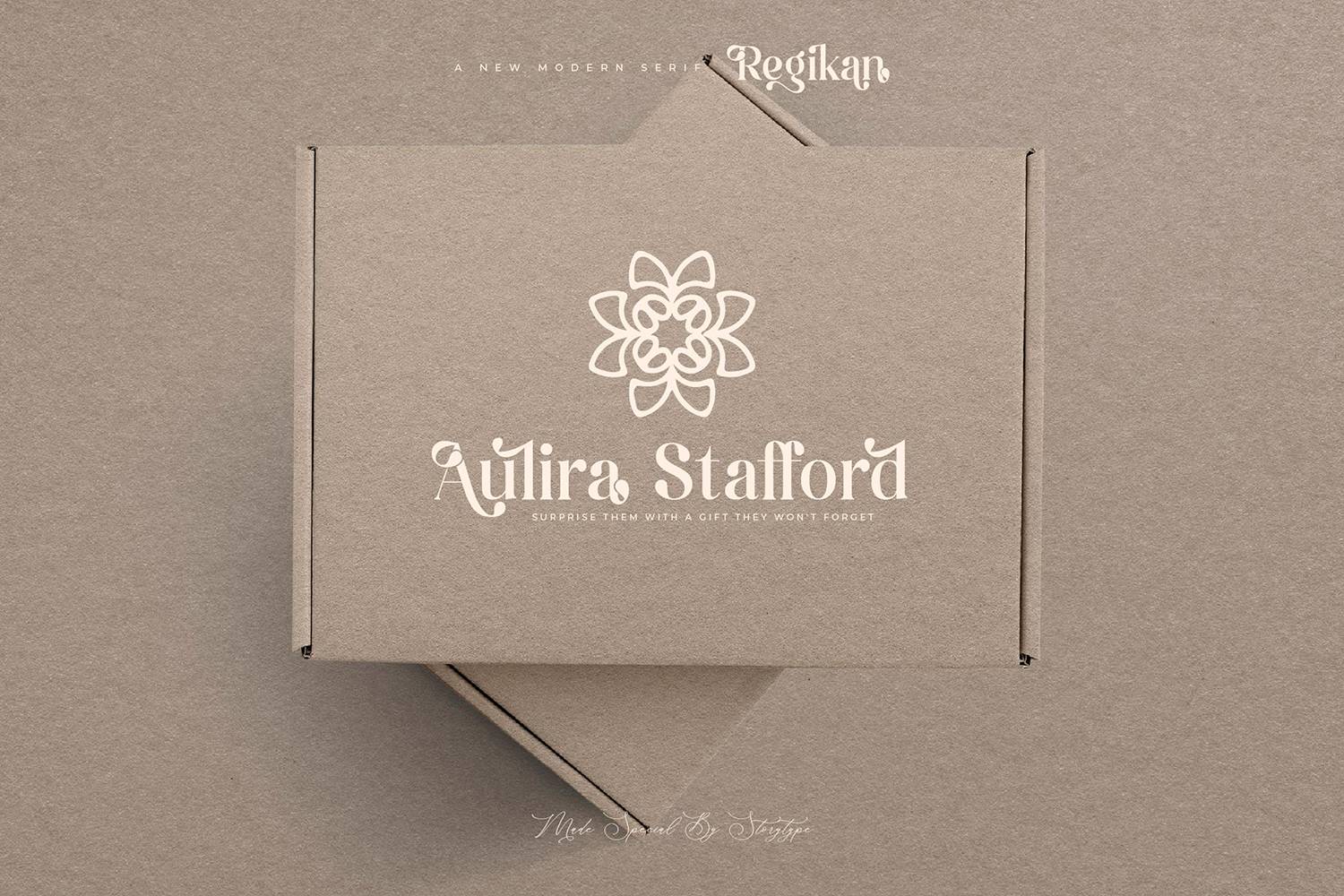 Regikan Font sample