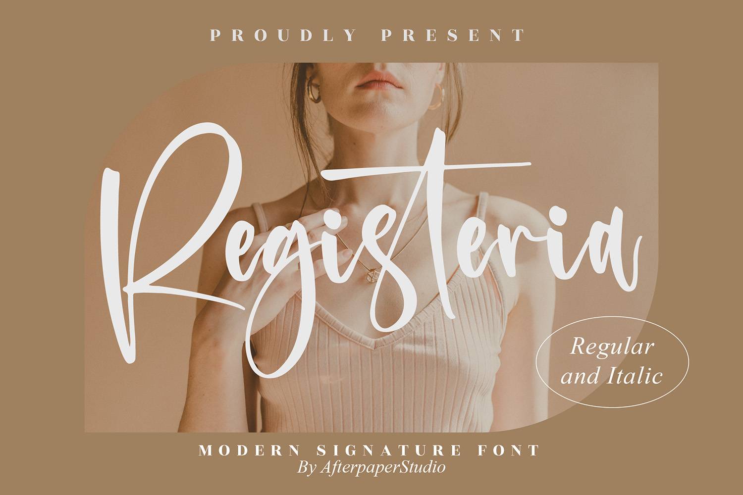 Registeria Font sample